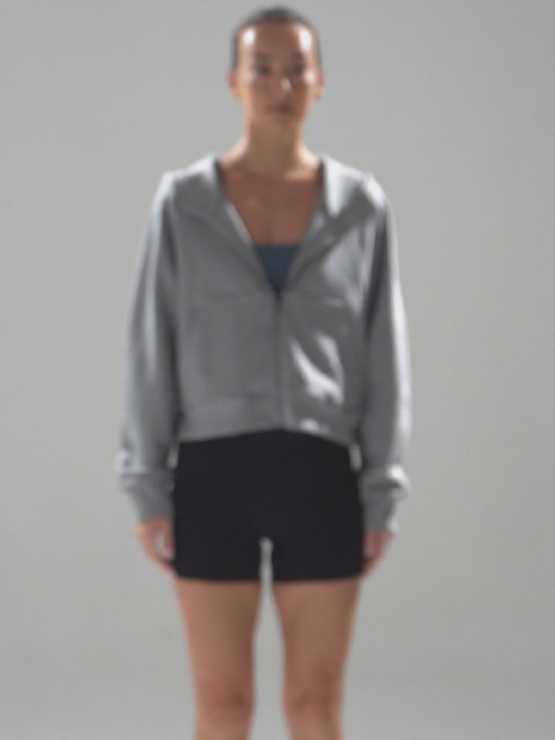 Full Zip in Dive (with Hoodie)