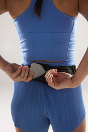 Run Belt in Black Sesame