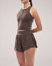 Split Shorts 2.0 (Inner Shorts) in Espresso