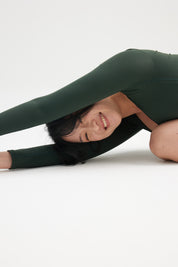 [AA x Flow] Reversible Long Sleeve Crop in Flow Matcha