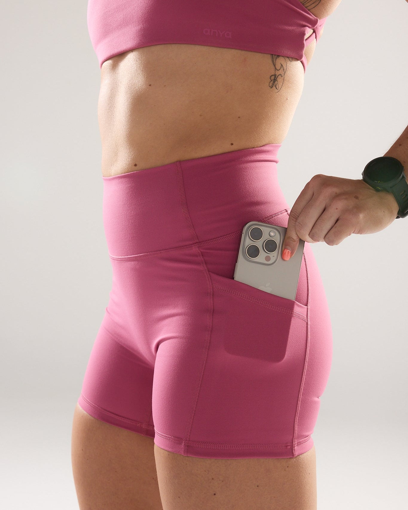 Pocket Shorts (Mini 4") in Barbie