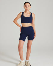 Pocket Shorts (Biker 6") in Dive