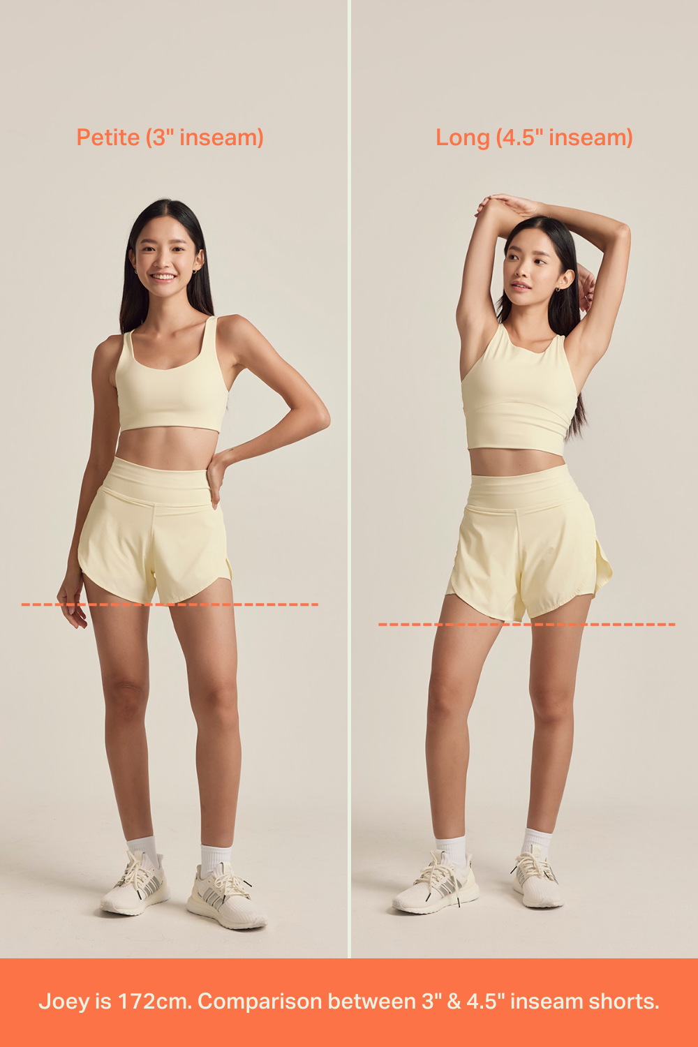 Run Shorts Petite 3 in Track