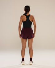 Run Strong Longline Bra in Black Sesame