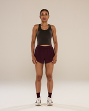 Run Strong Longline Bra in Espresso