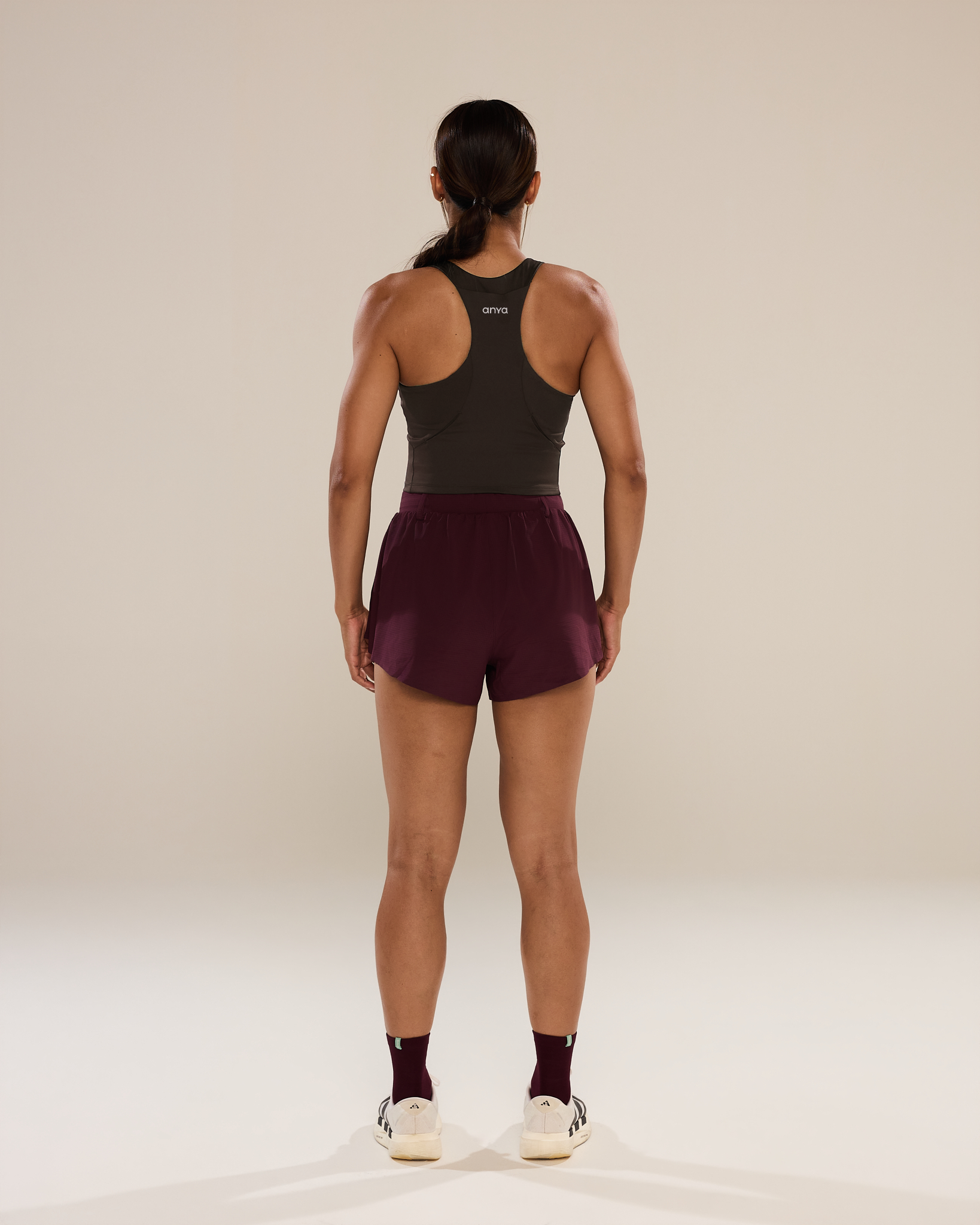 Run Strong Longline Bra in Espresso