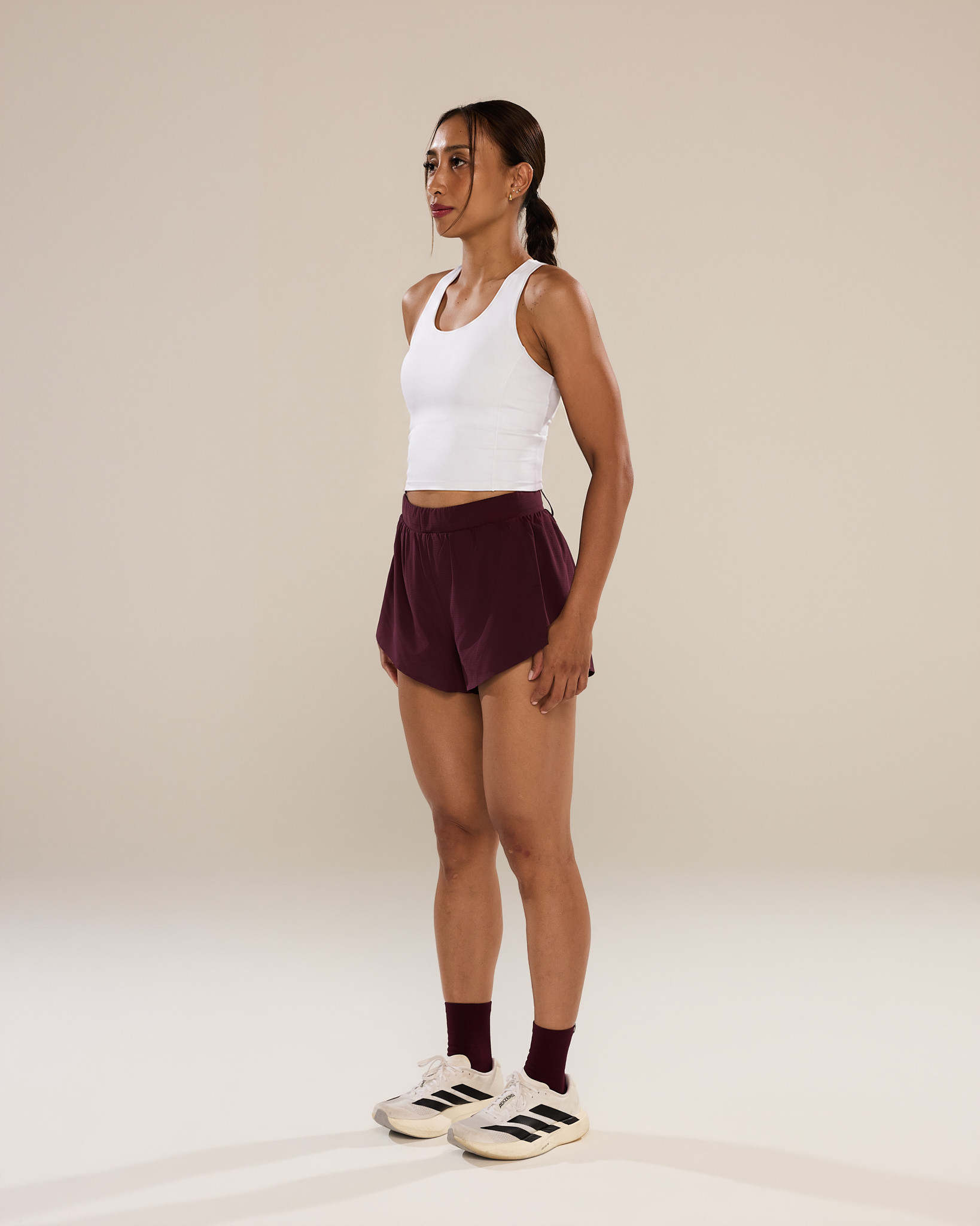 Run Strong Longline Bra in Yoghurt