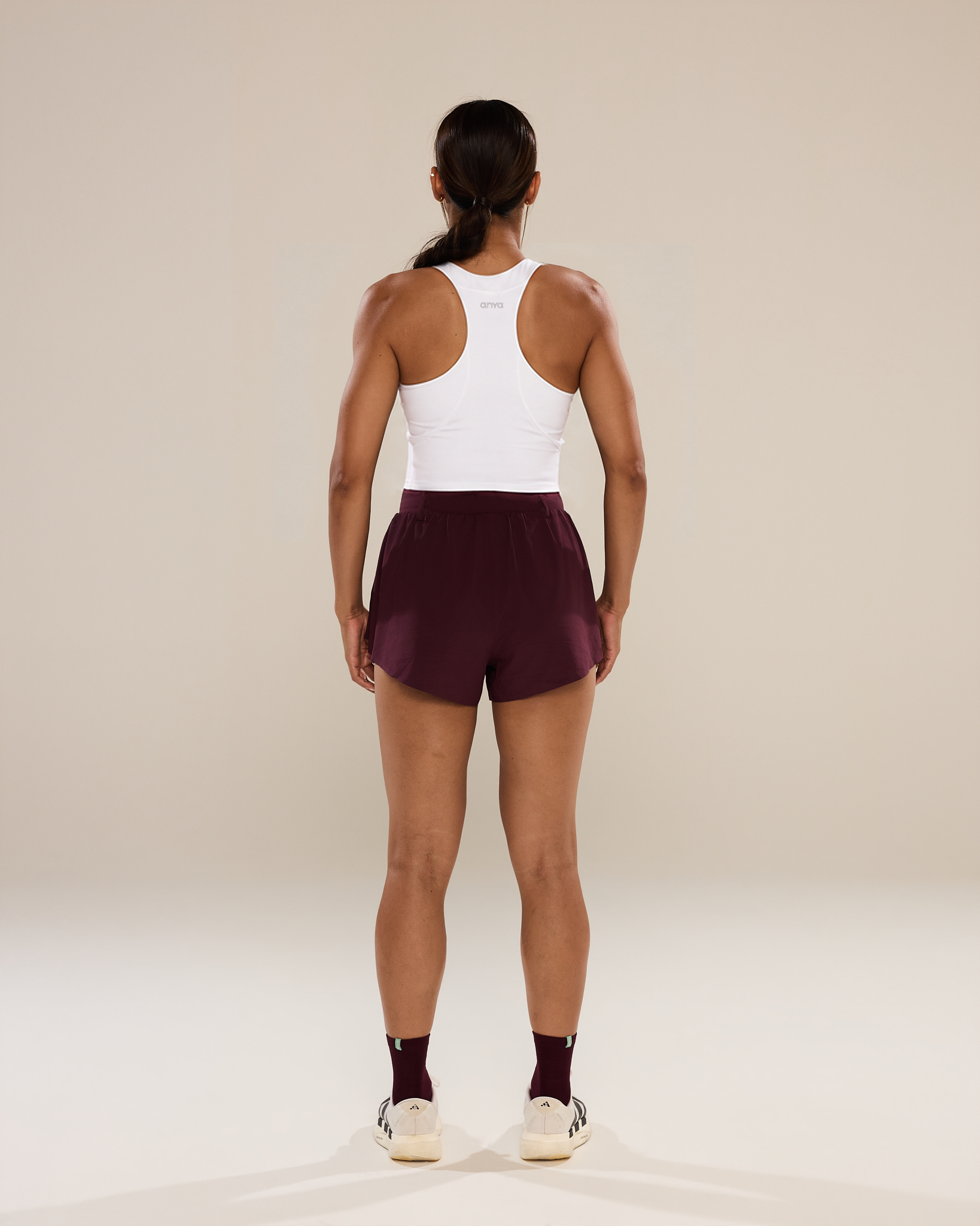 Run Strong Longline Bra in Yoghurt