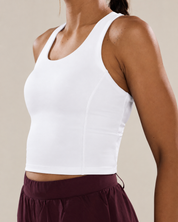 Run Strong Longline Bra in Yoghurt