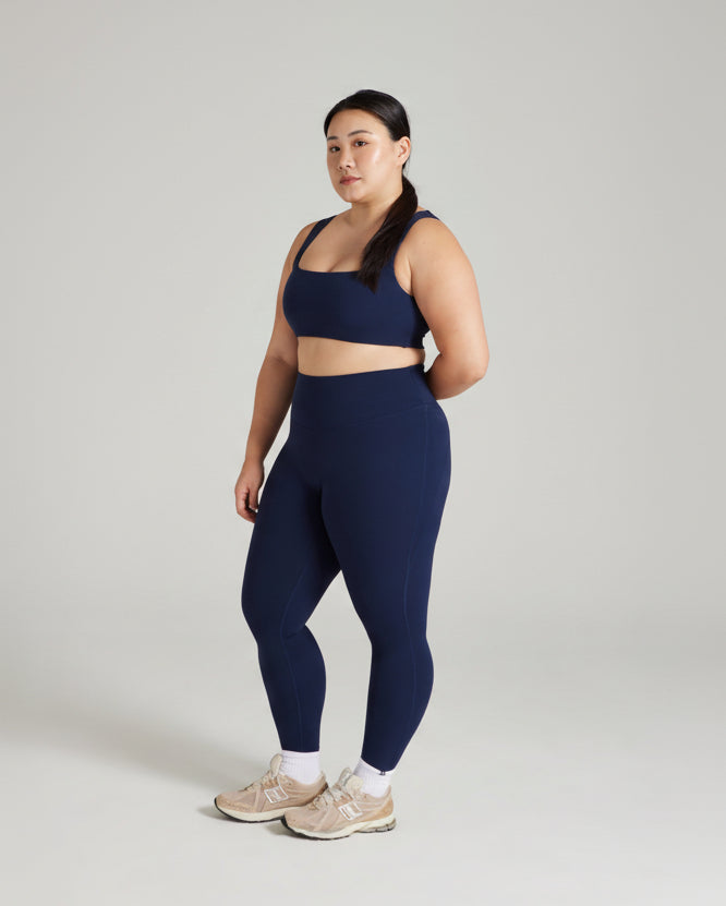 Square Neck Bra in Dive