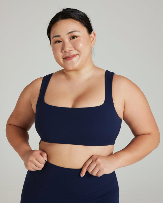 Square Neck Bra in Dive