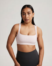 Square Neck Bra in Sweetie