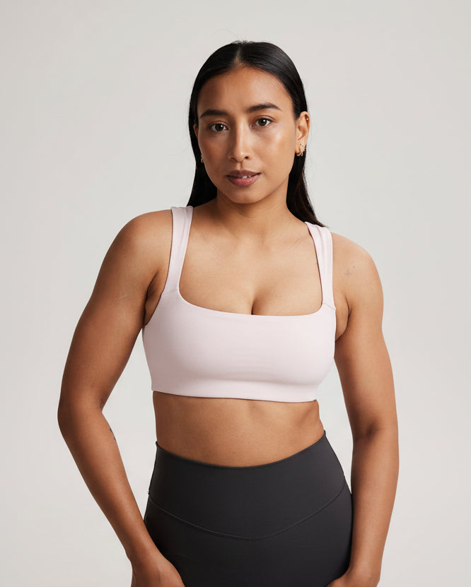 Square Neck Bra in Sweetie
