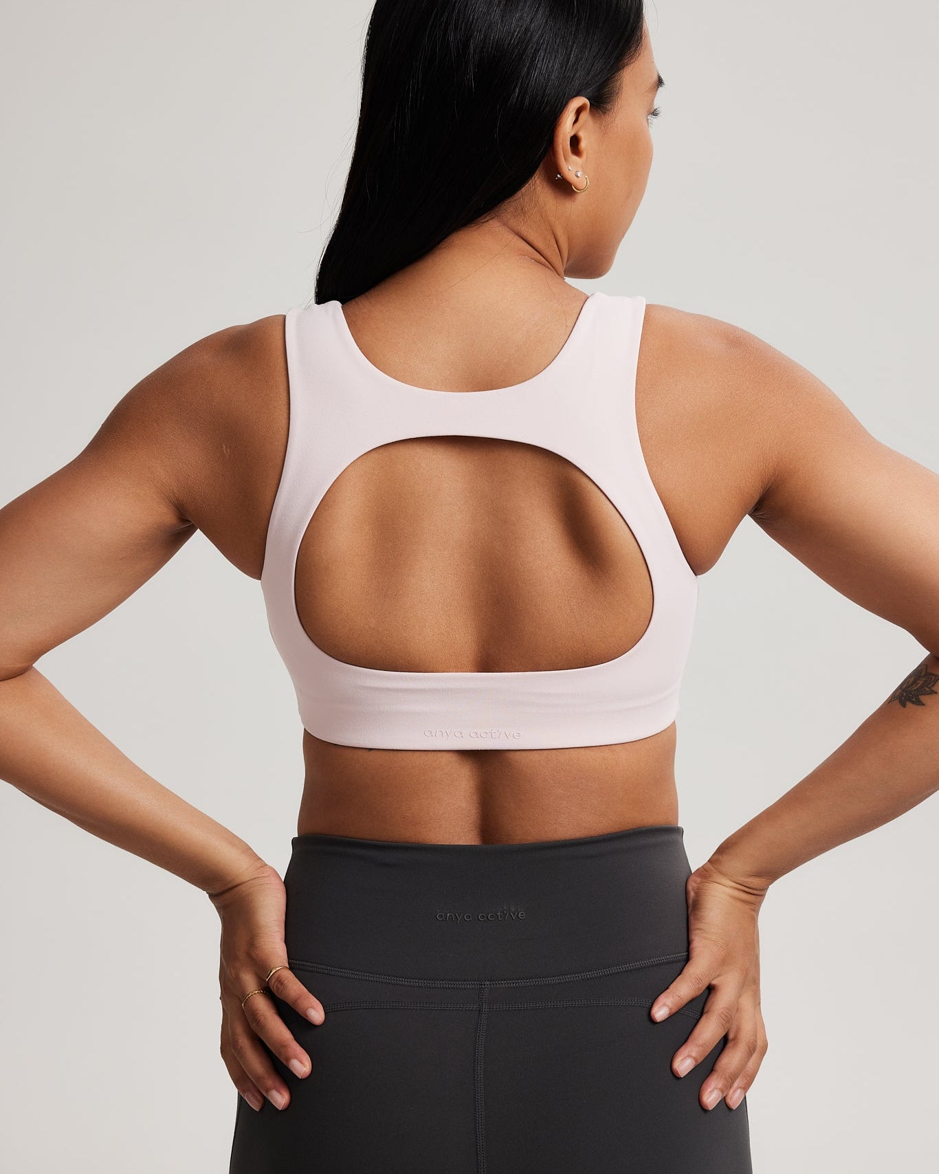 Square Neck Bra in Sweetie