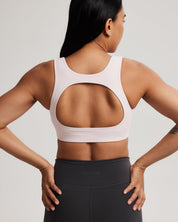 Square Neck Bra in Sweetie