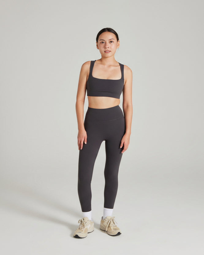 Square Neck Bra in Stepper