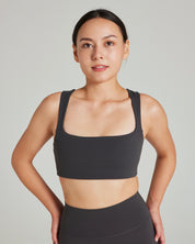 Square Neck Bra in Stepper