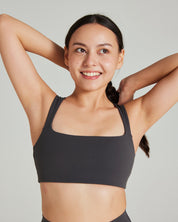 Square Neck Bra in Stepper