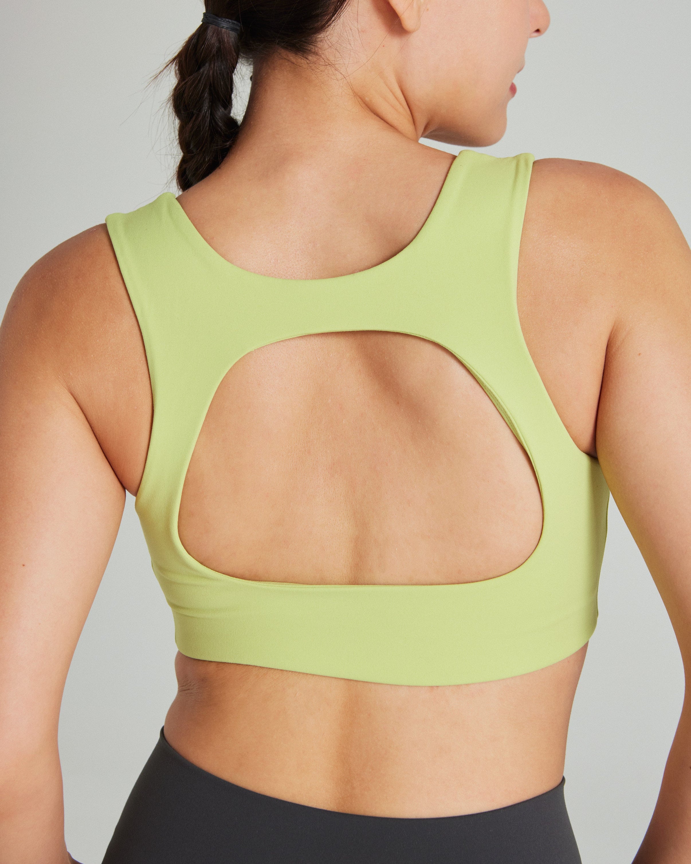 Square Neck Bra in Zest