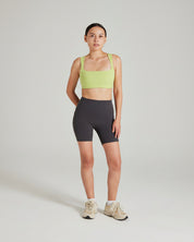 Square Neck Bra in Zest