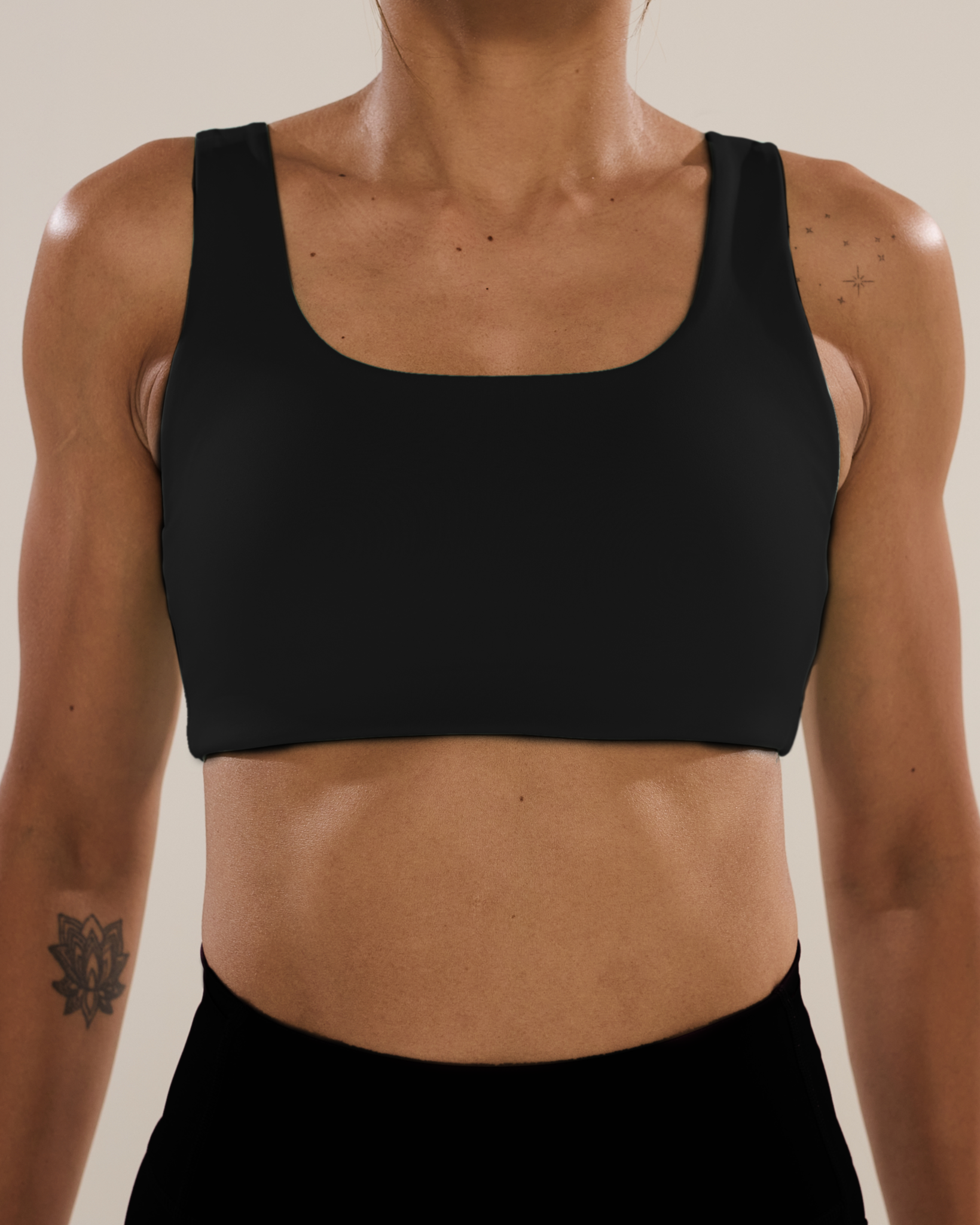 Super Bra in Black Sesame