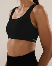 Super Bra in Black Sesame