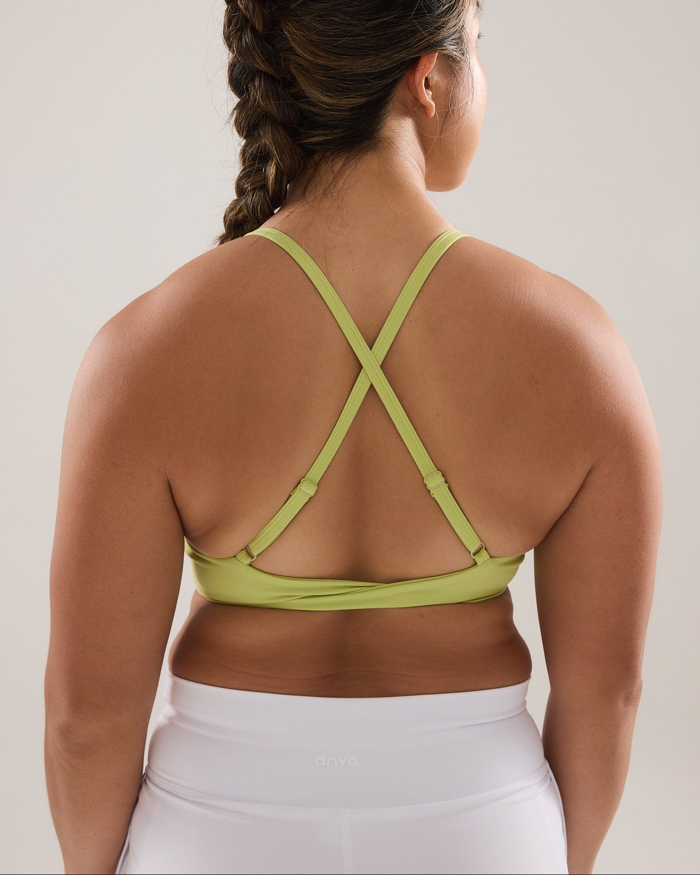 Twist Bra in Zest