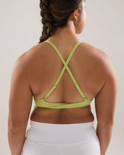 Twist Bra in Zest