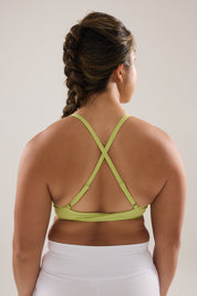 Twist Bra in Zest