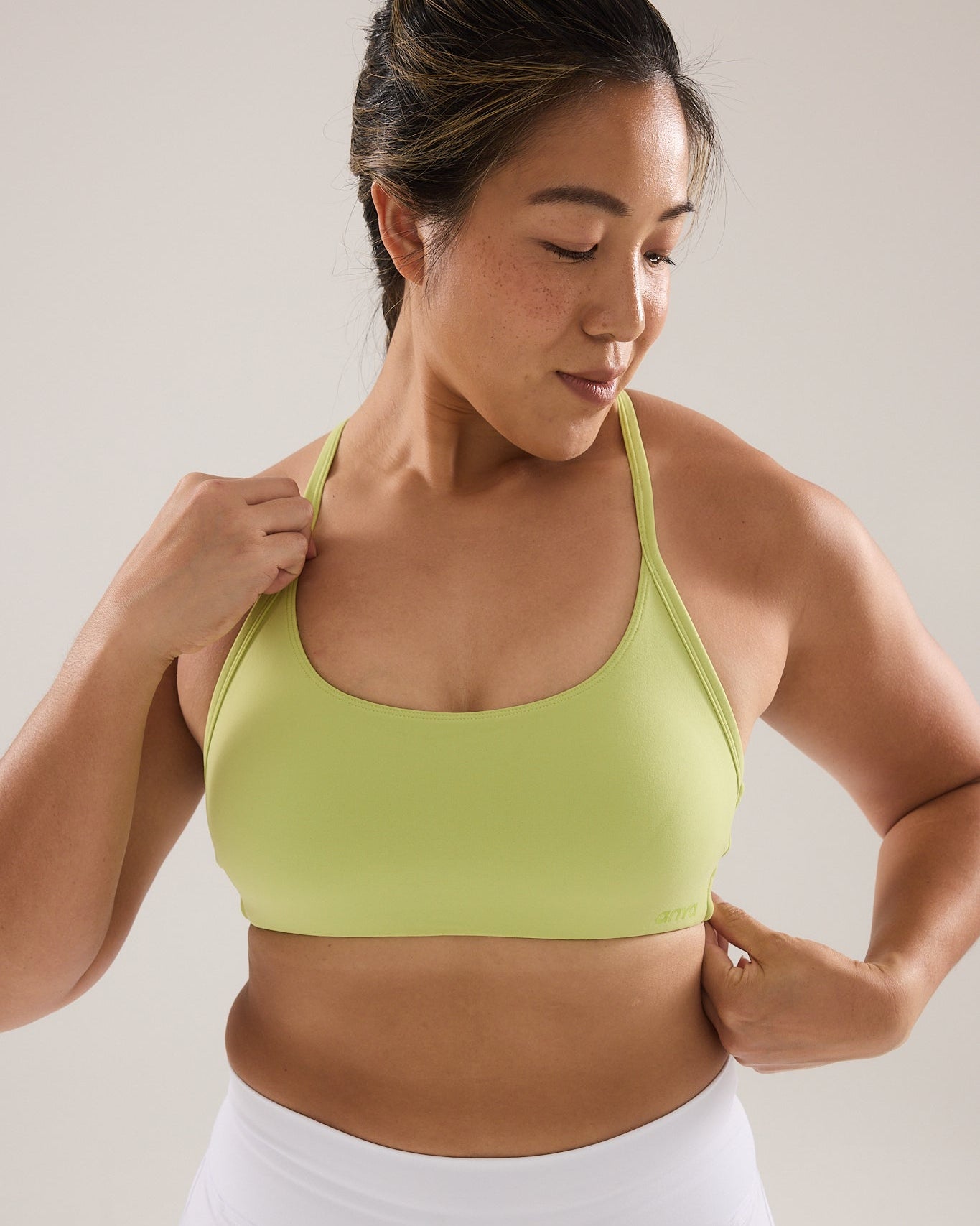 Twist Bra in Zest