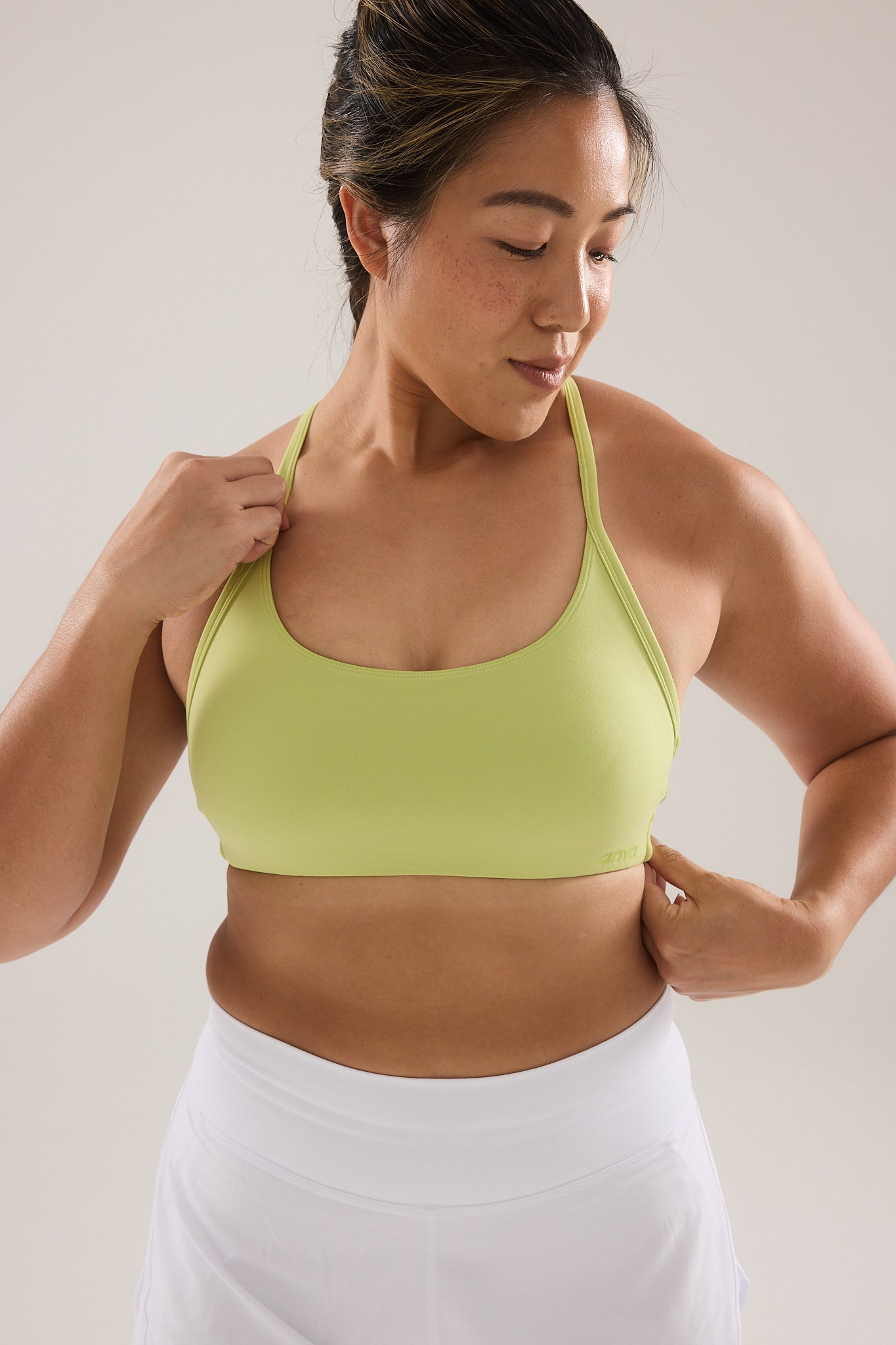 Twist Bra in Zest