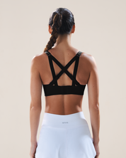 Two-Way Clasp Bra in Black Sesame