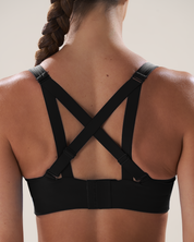 Two-Way Clasp Bra in Black Sesame