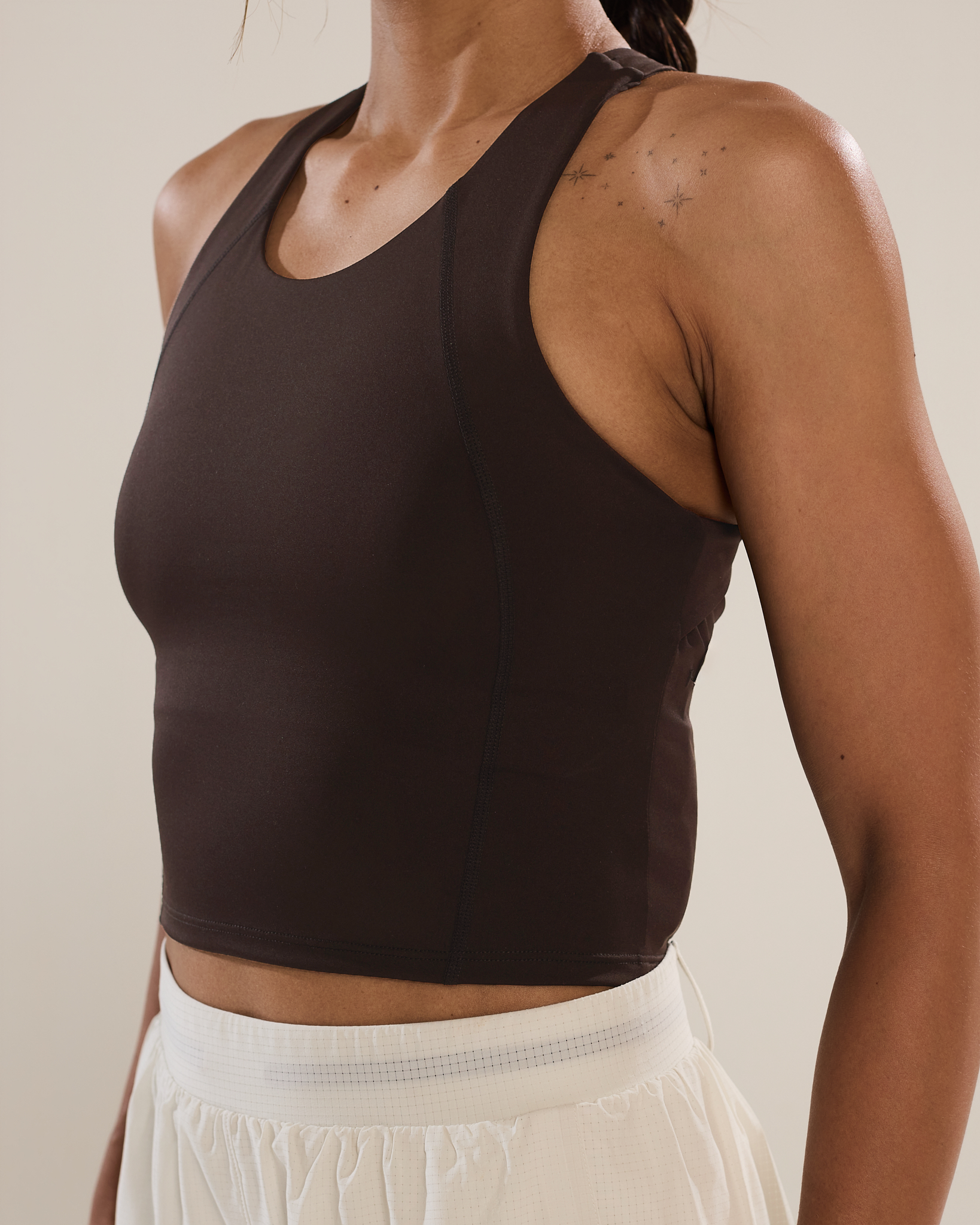 Unlock 3-in-1 Run Bra in Espresso