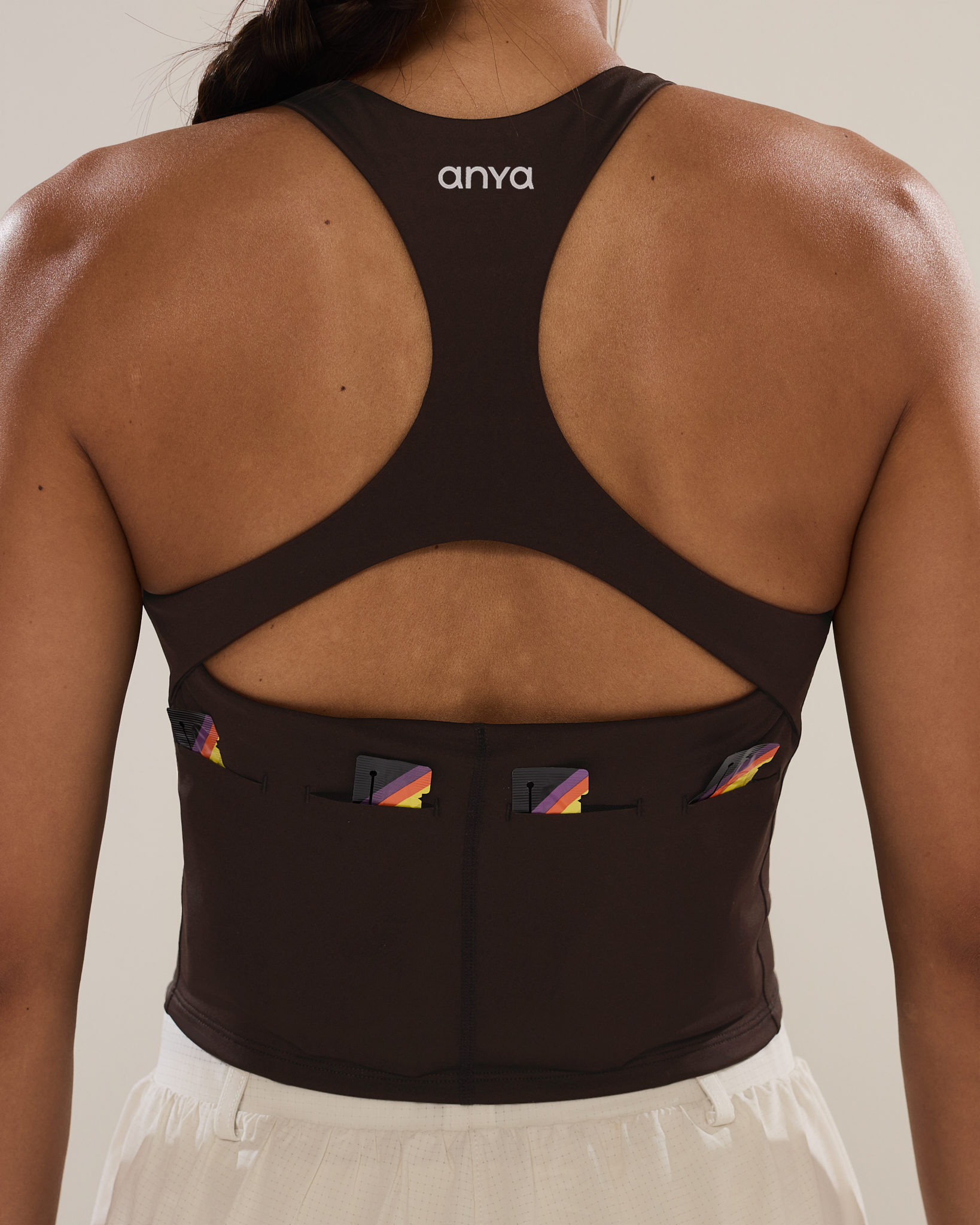 Unlock 3-in-1 Run Bra in Espresso