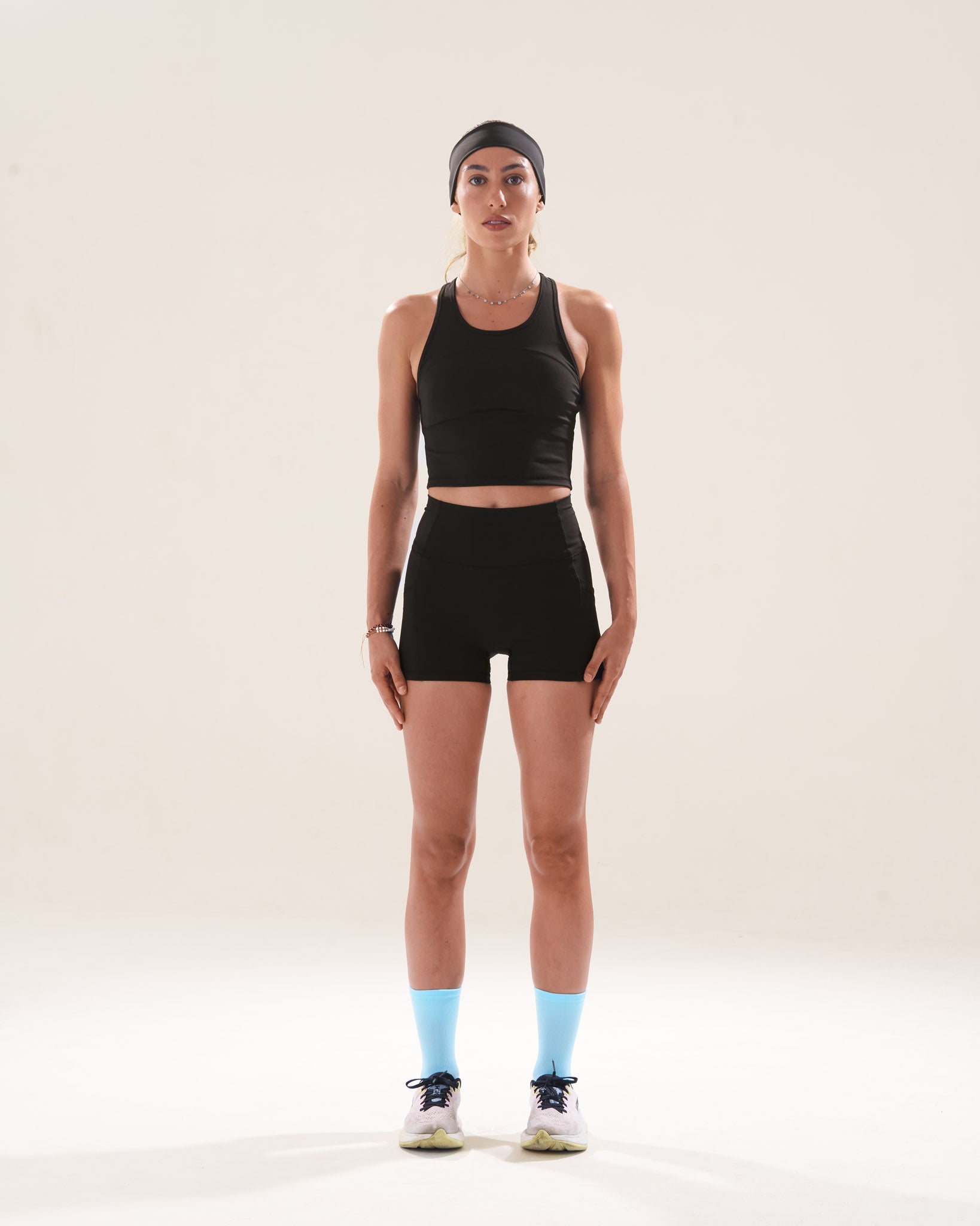 Unlock 2-in-1 Crop in Black Sesame