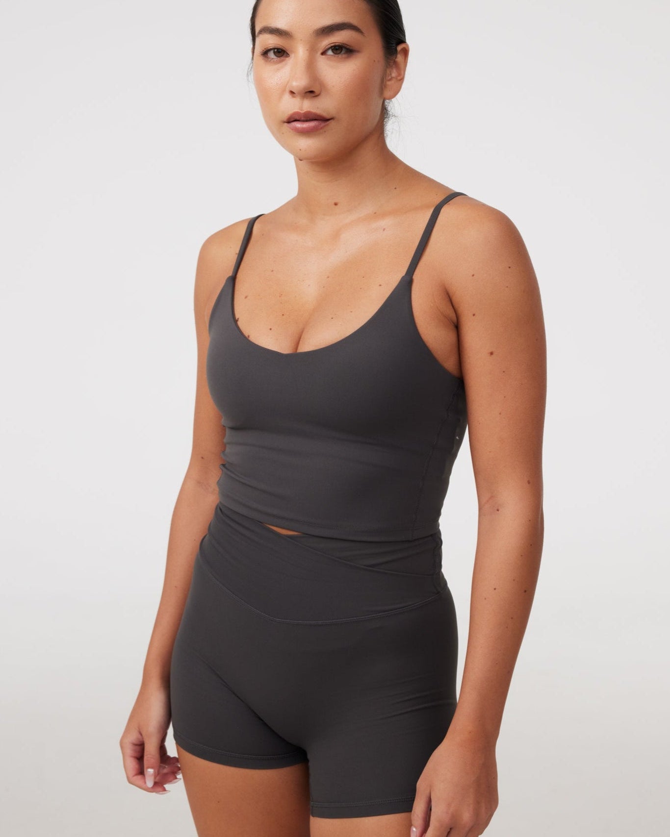 V Cami Bra in Moon